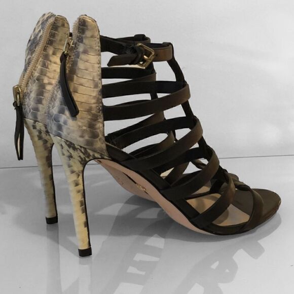 Charles David Black Leather Sandal - Picture 5 of 15